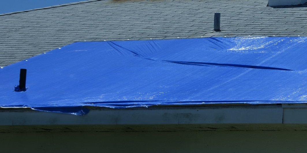 storm damaged roofs