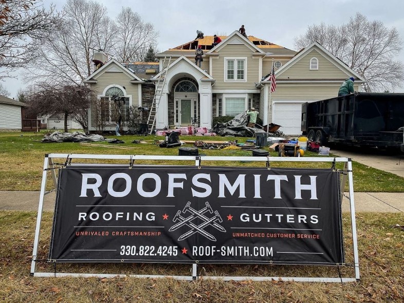 roof transformation - akron - ohio - in progress